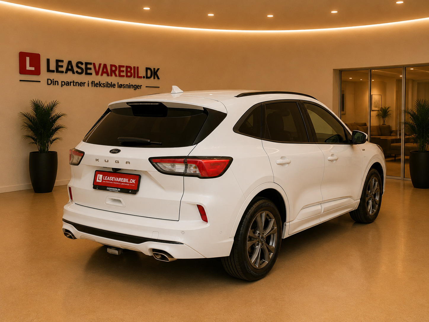 Hvid Ford Kuga fra 2022