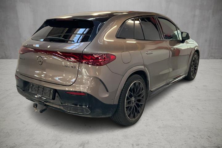 Brun Mercedes EQE43 SUV fra 2023