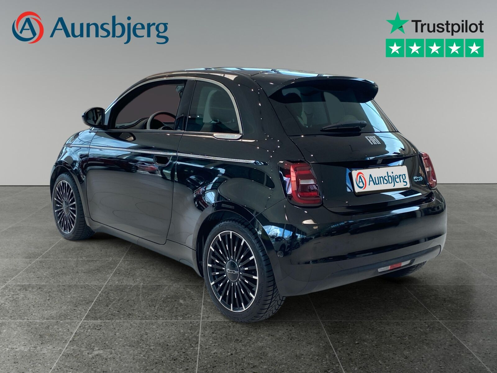 Sort Fiat 500e fra 2024