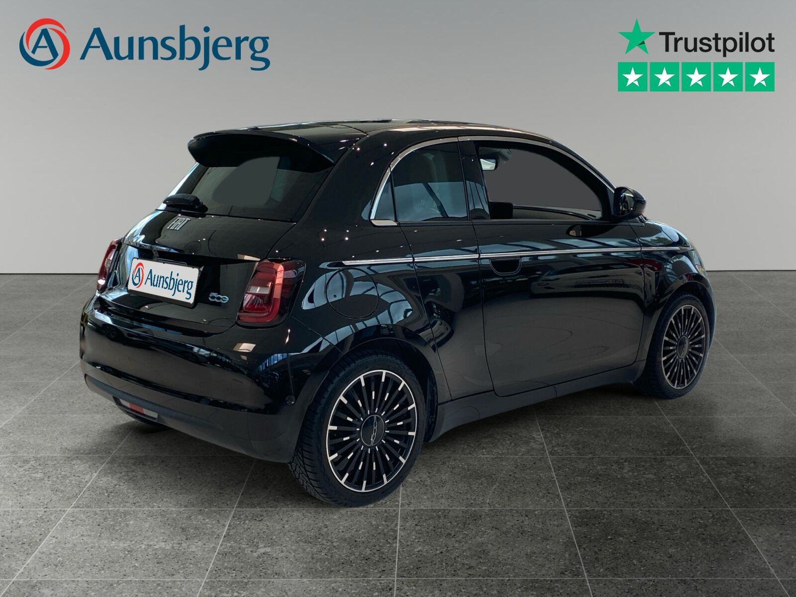 Sort Fiat 500e fra 2024