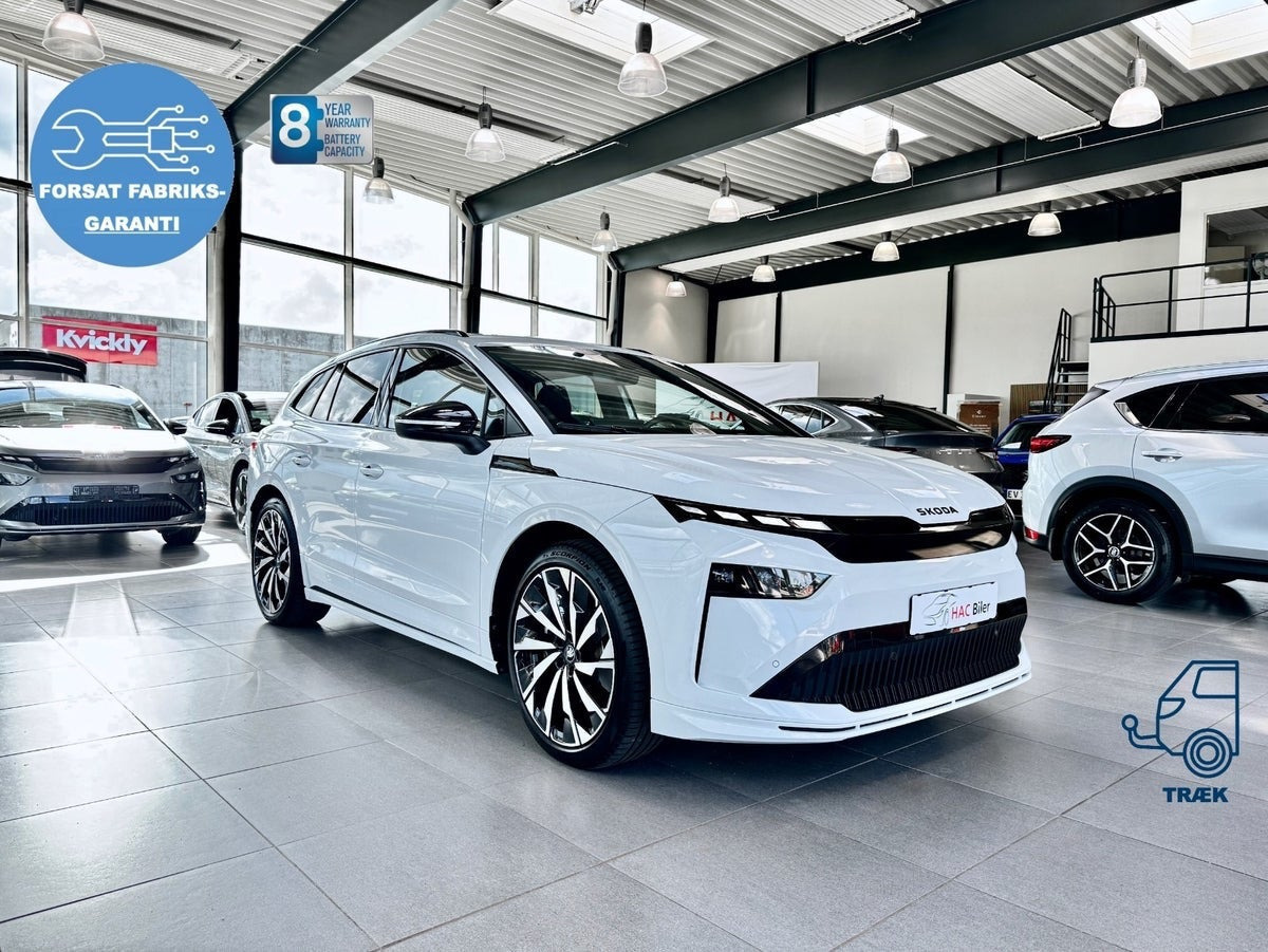 Sort Skoda Enyaq fra 2026
