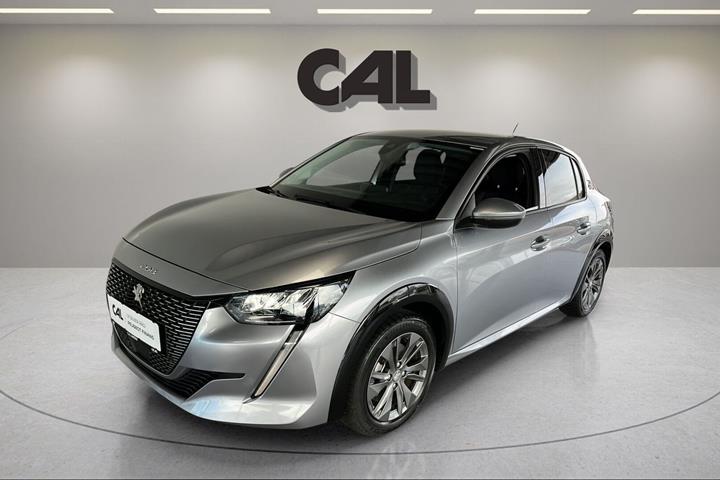 Sølv Peugeot e-208 fra 2022