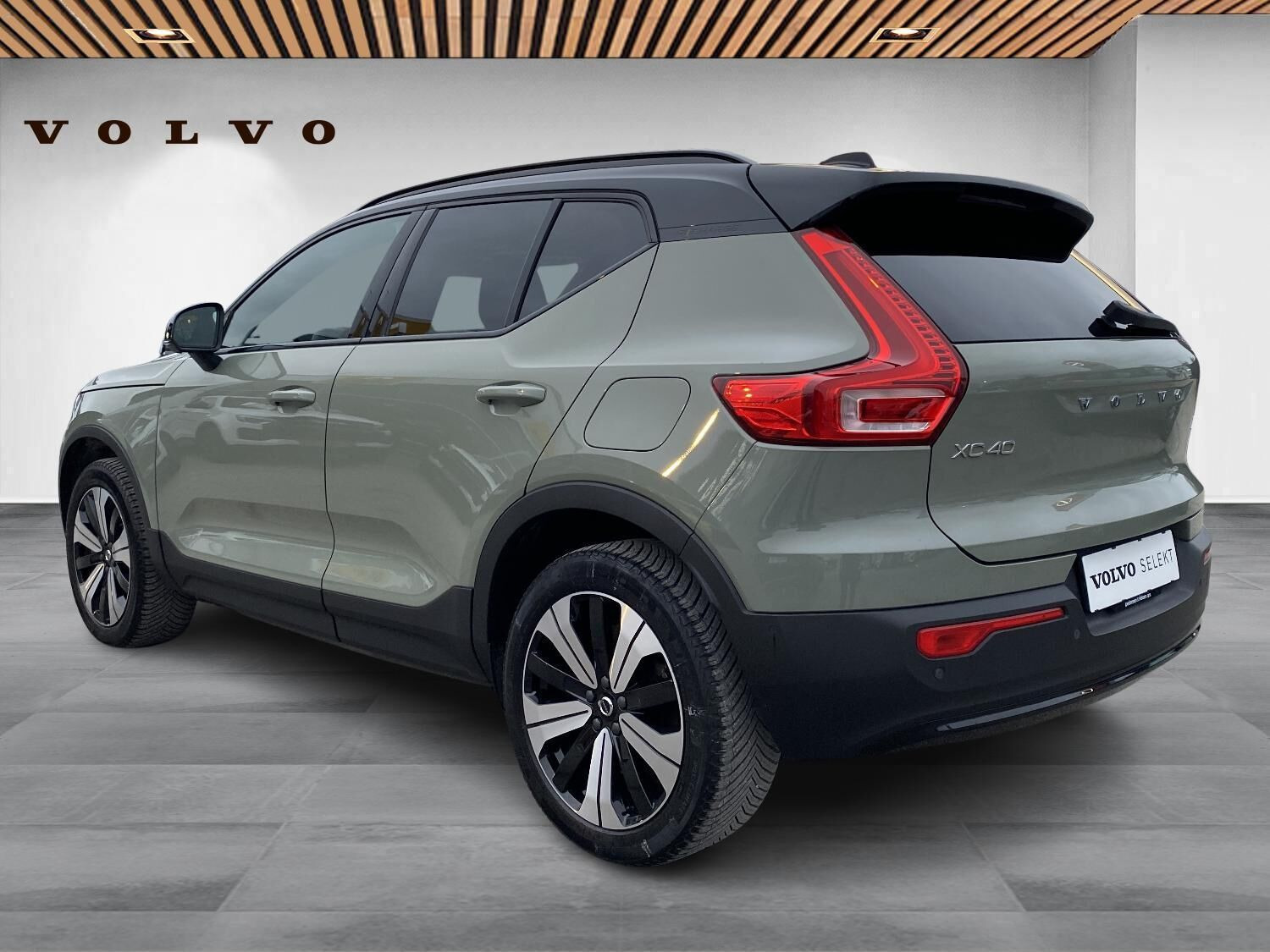 Grøn Volvo XC40 fra 2022