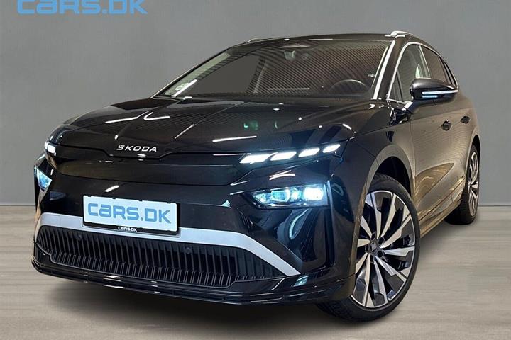 Sort Skoda Enyaq fra 2026 set udefra