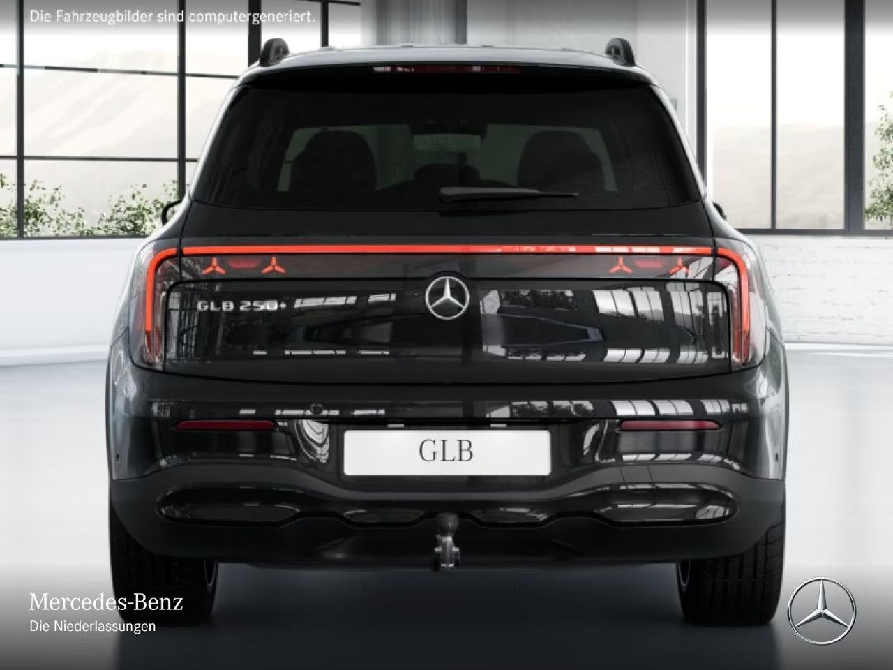 Sort Mercedes GLB250+ fra 2026