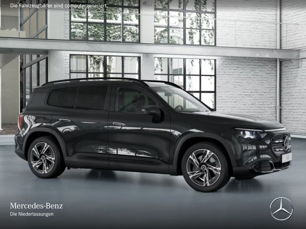 Sort Mercedes GLB250+ fra 2026