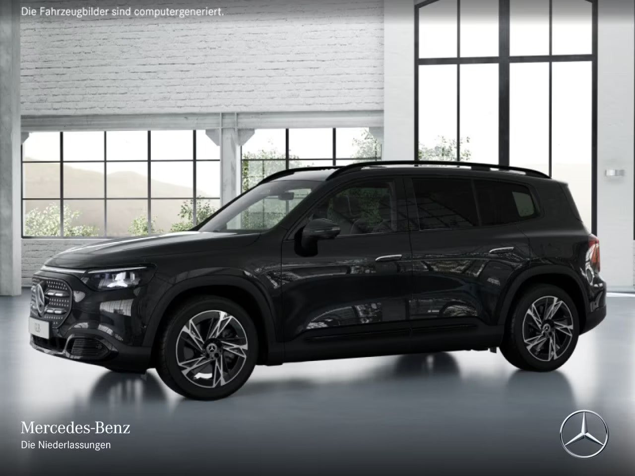 Sort Mercedes GLB250+ fra 2026