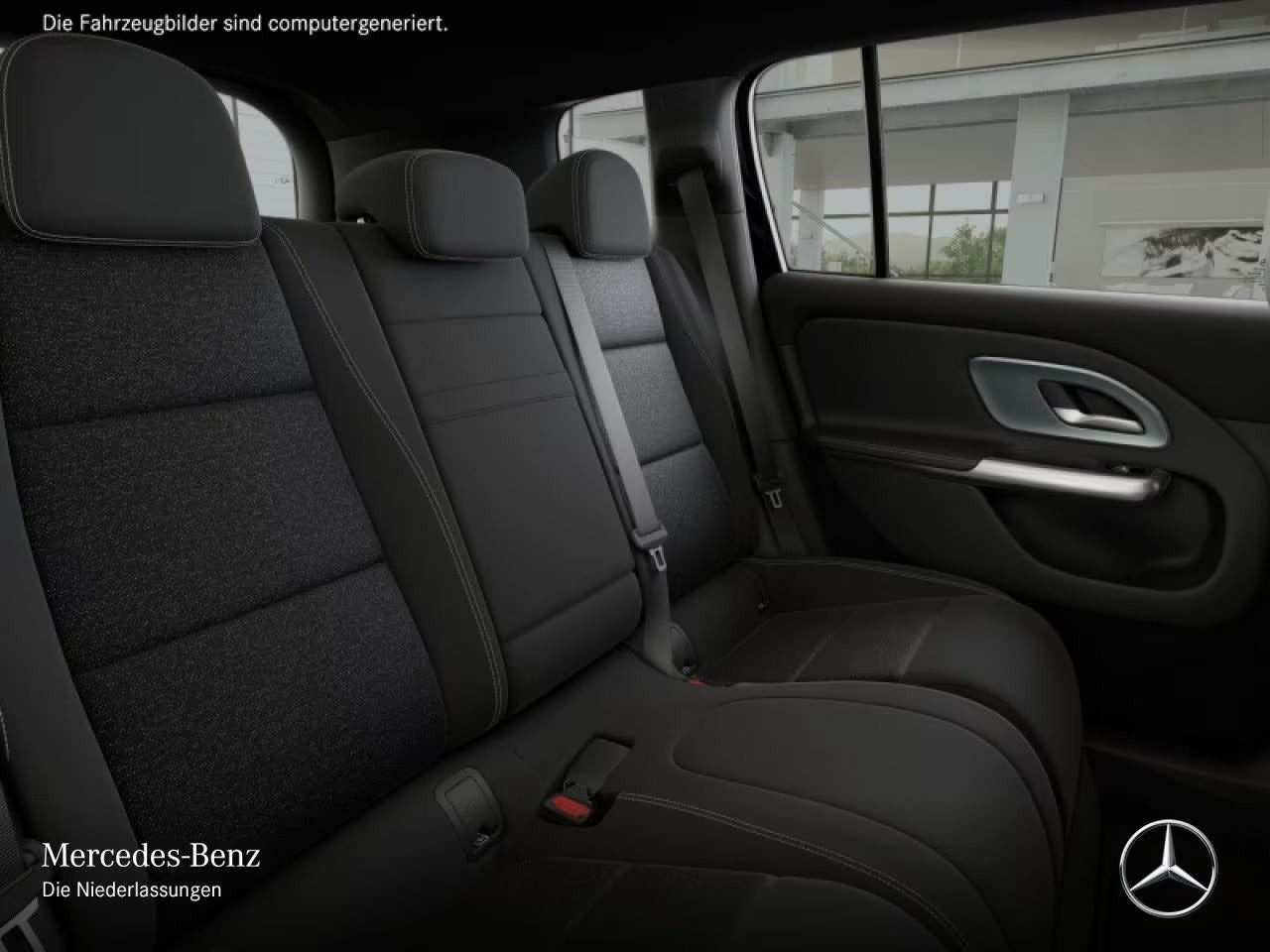 Sort Mercedes GLB250+ fra 2026