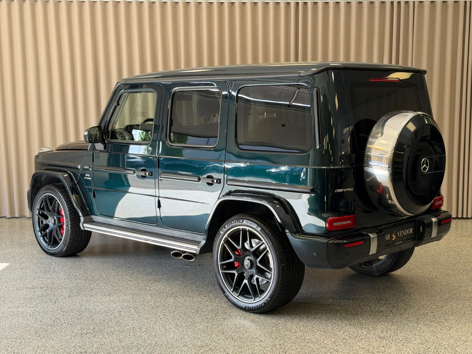 Grøn Mercedes G63 fra 2018