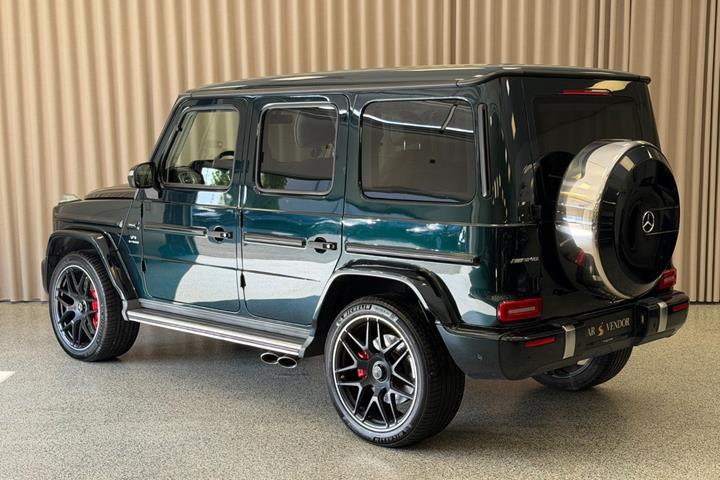 Grøn Mercedes G63 fra 2018