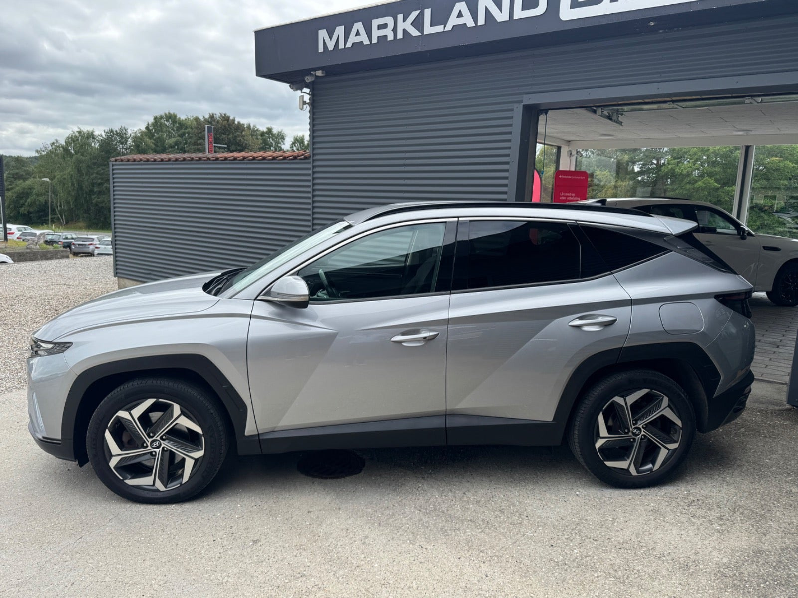 Sølv Hyundai Tucson fra 2022