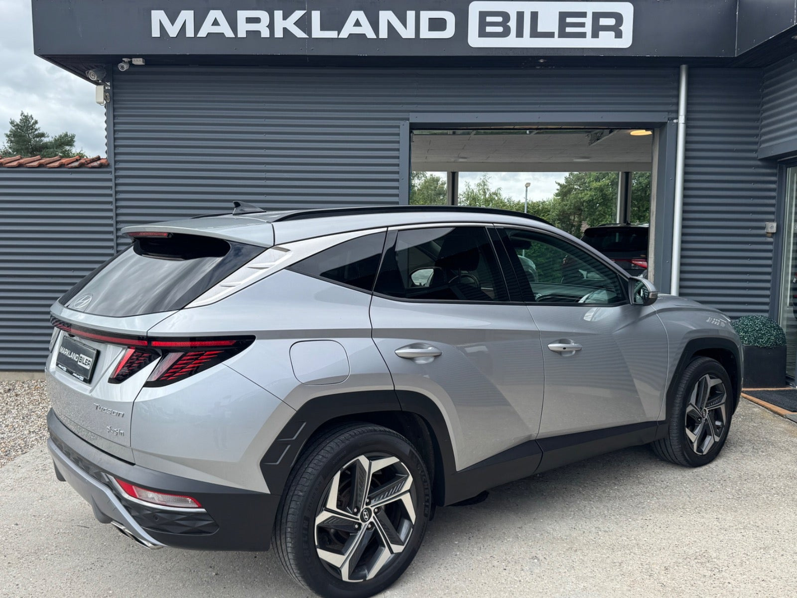 Sølv Hyundai Tucson fra 2022