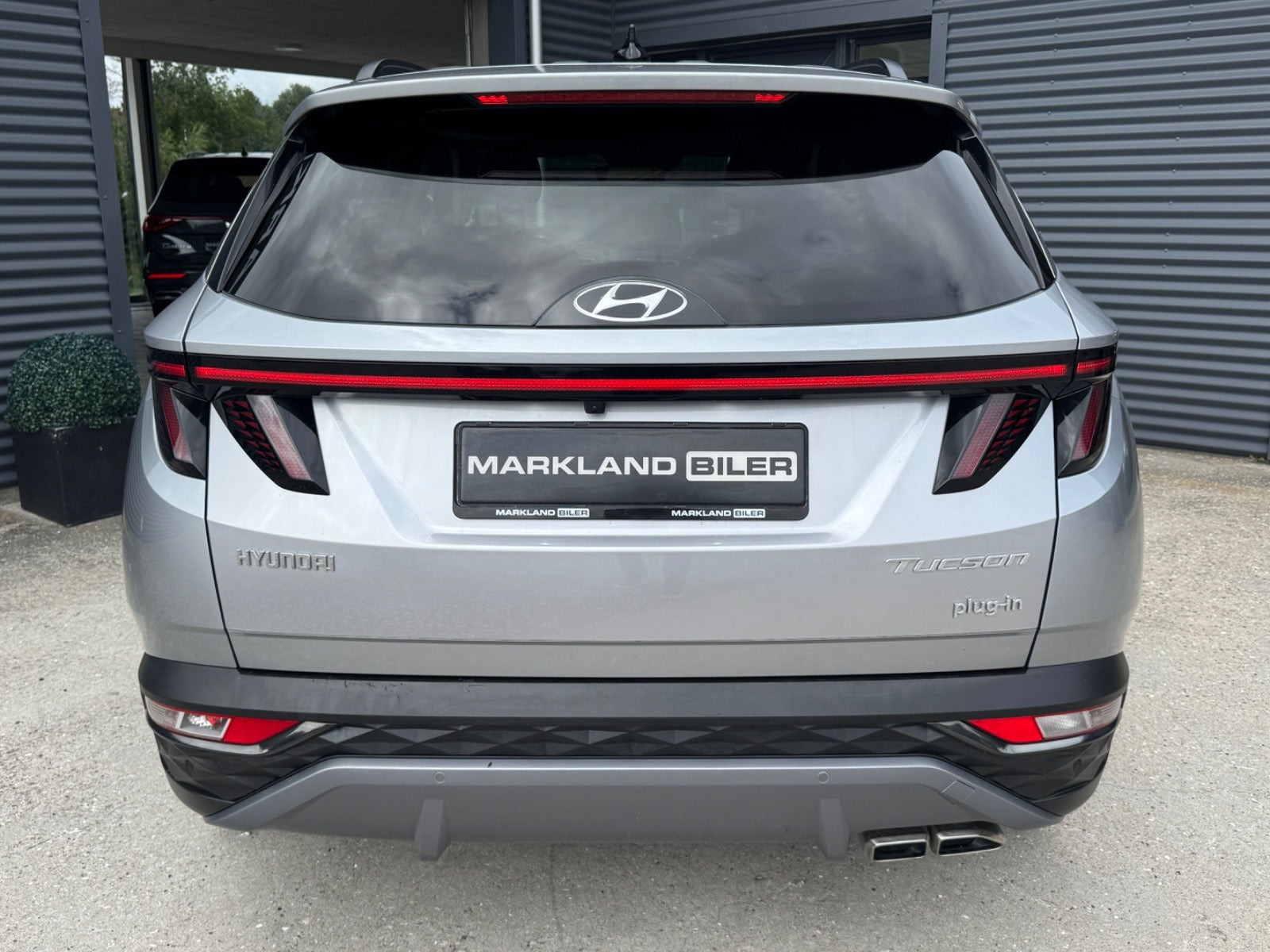 Sølv Hyundai Tucson fra 2022