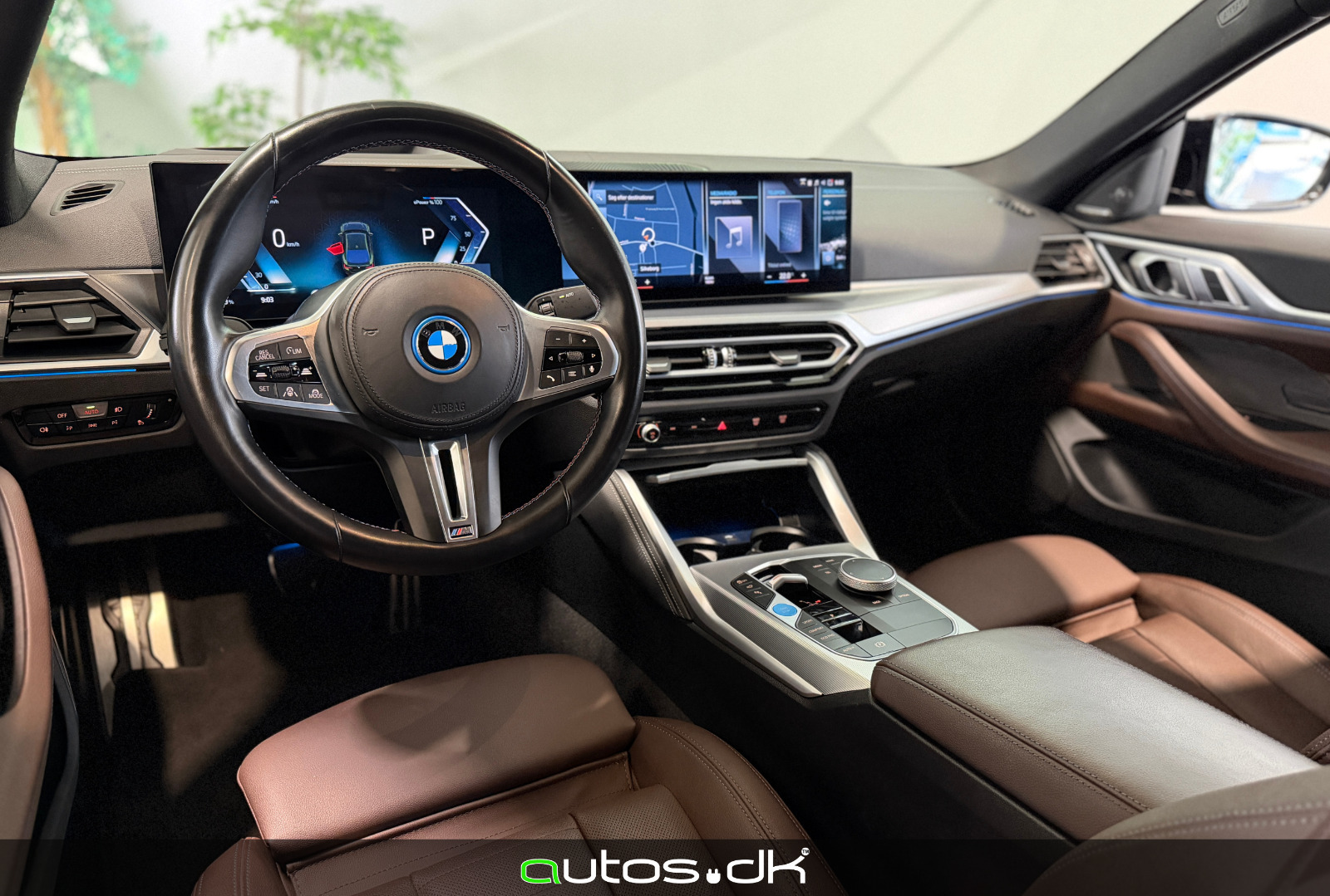 Grøn BMW i4 fra 2023