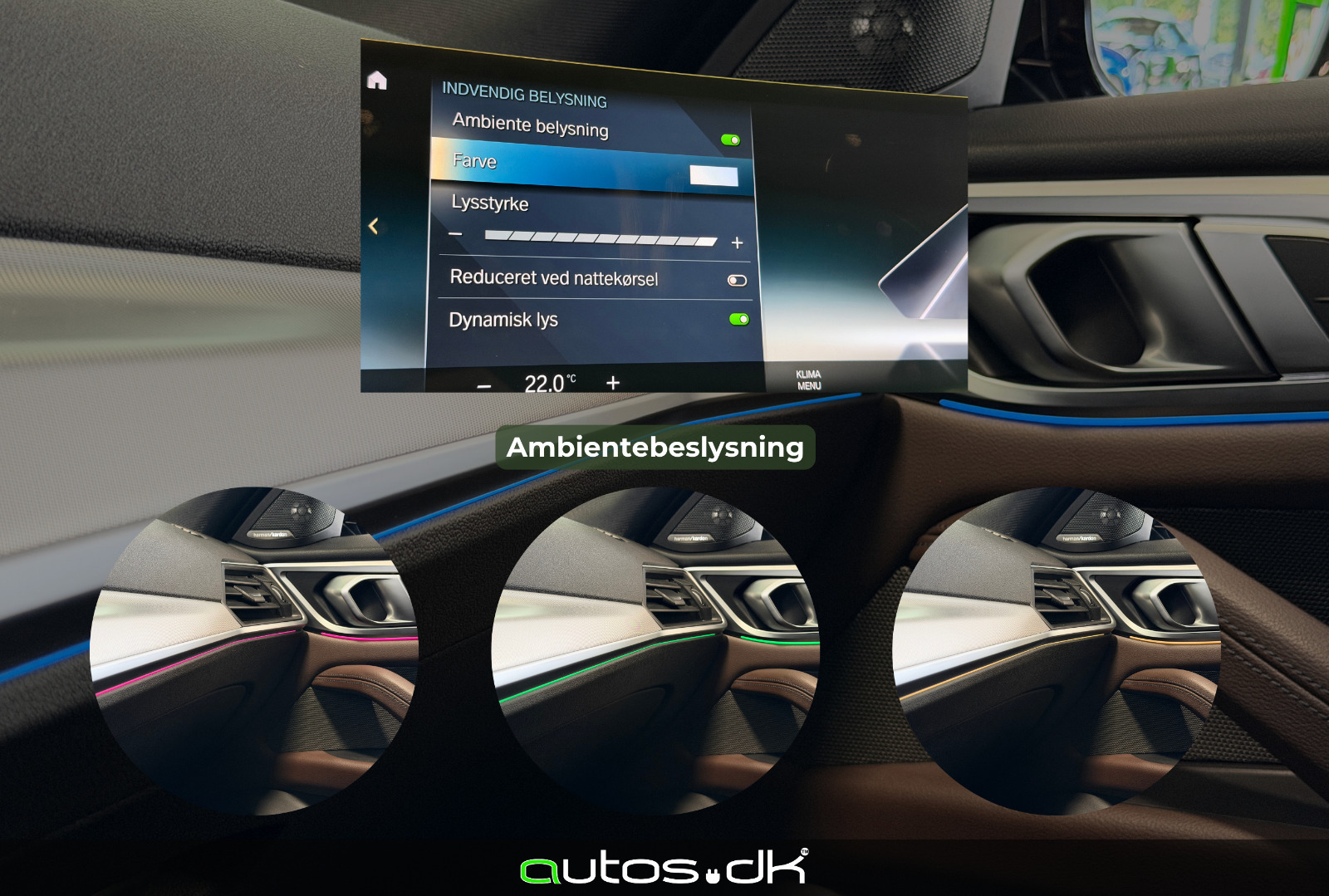 Grøn BMW i4 fra 2023