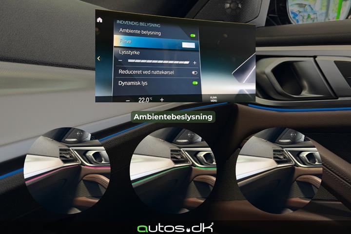 Grøn BMW i4 fra 2023