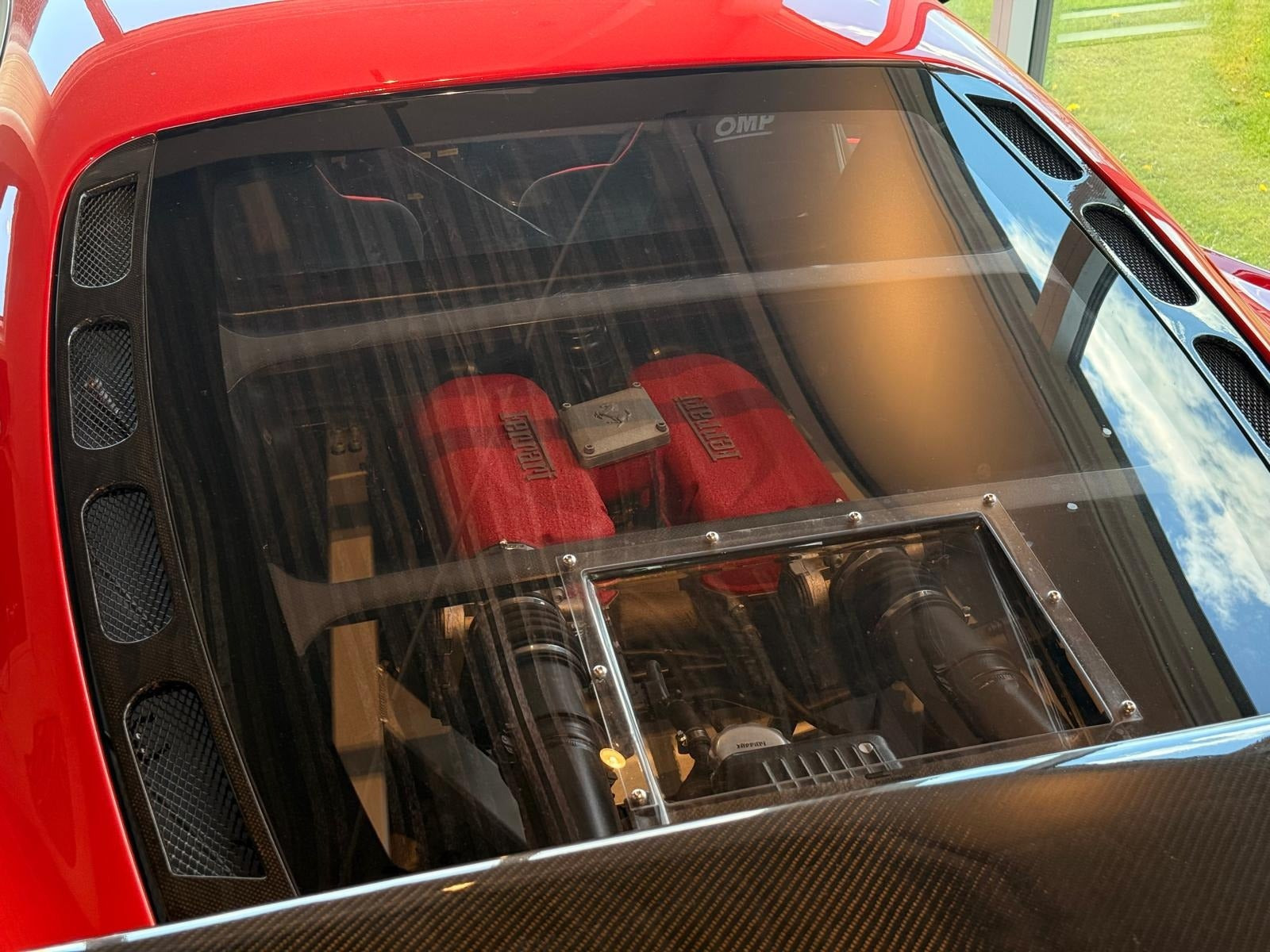 Rød Ferrari 360 fra 2004