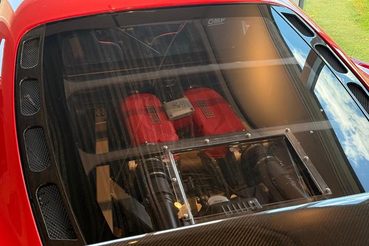 Rød Ferrari 360 fra 2004