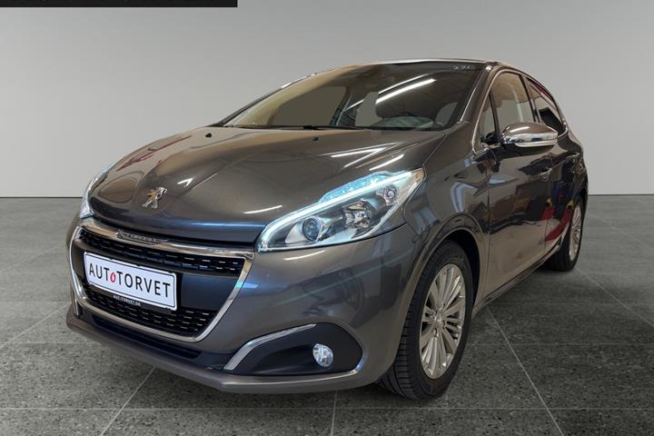 Grå Peugeot 208 fra 2019