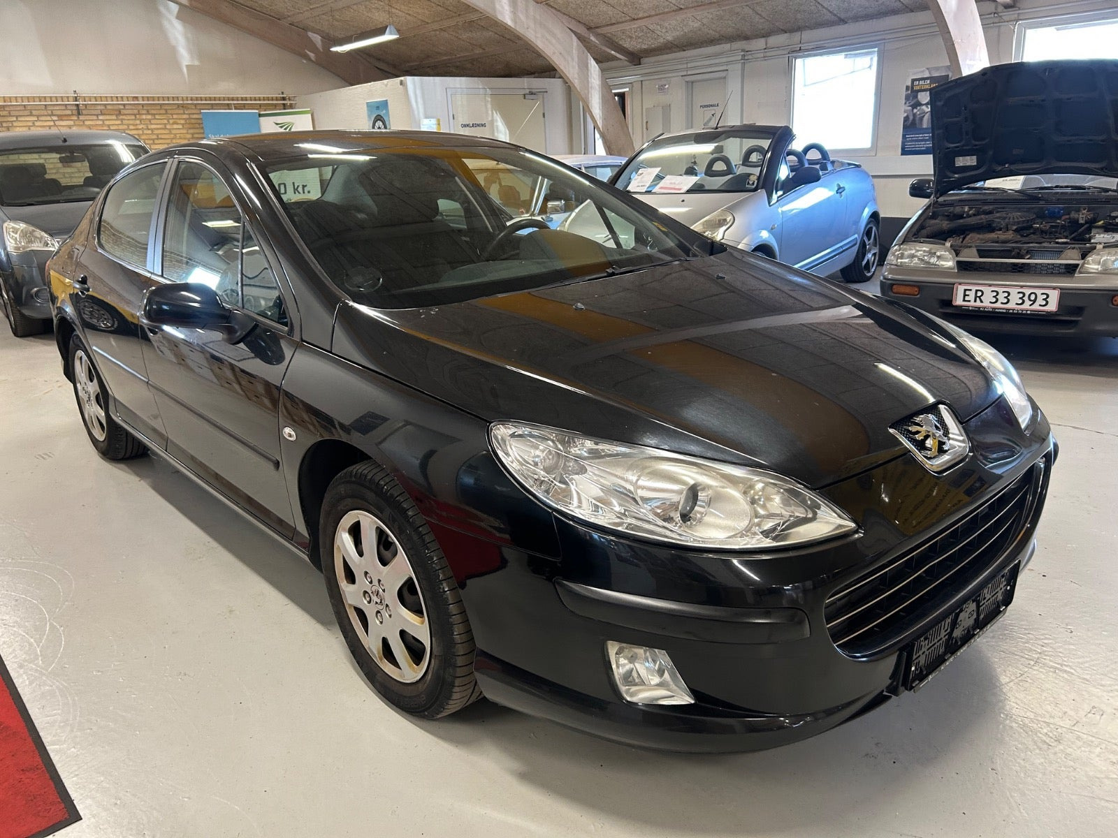 Sort Peugeot 407 fra 2006