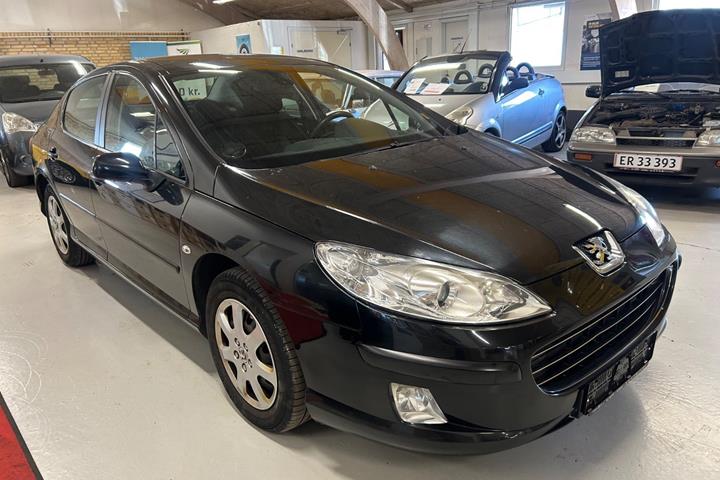 Sort Peugeot 407 fra 2006