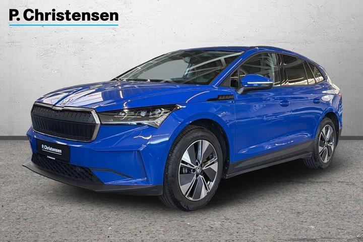 Blå Skoda Enyaq fra 2023