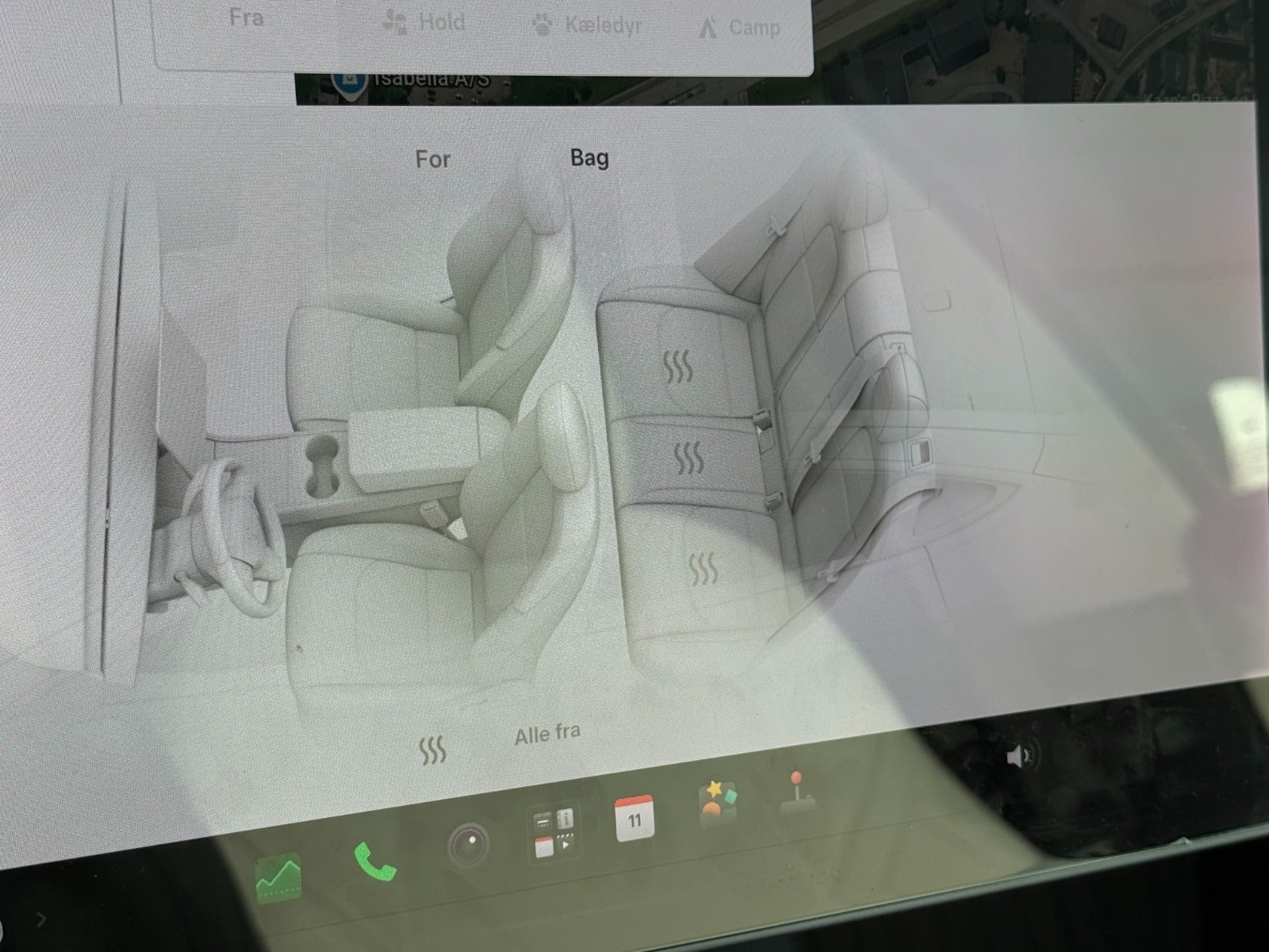 Hvid Tesla Model 3 fra 2021
