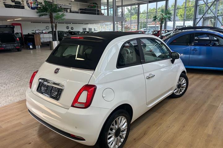 Hvid Fiat 500C fra 2016