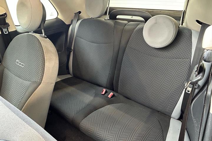 Hvid Fiat 500C fra 2016