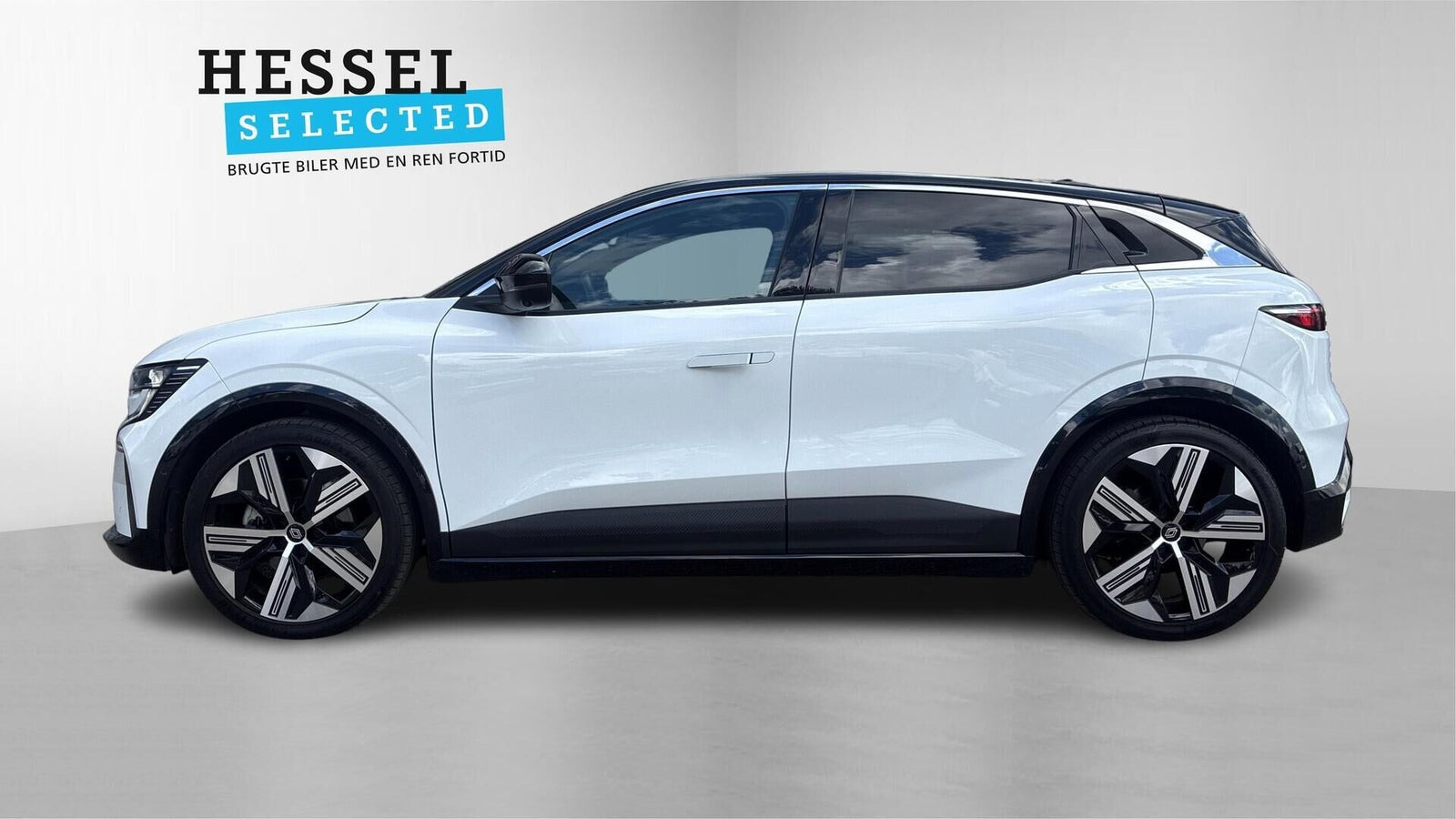 Hvid Renault Megane E-Tech fra 2024