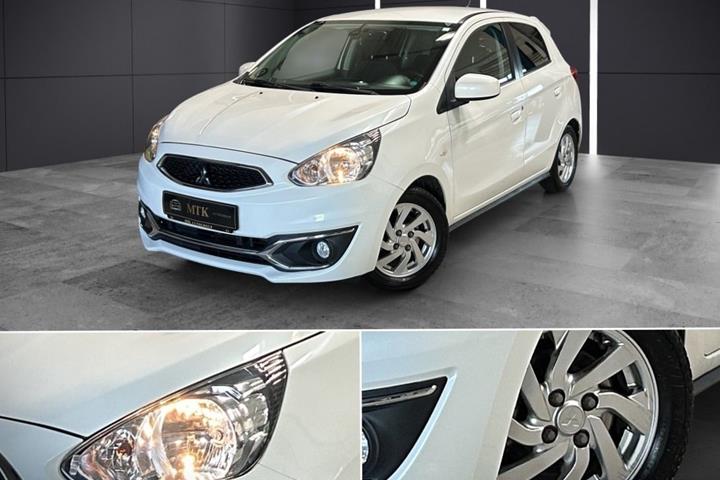 Hvid Mitsubishi Space Star fra 2016