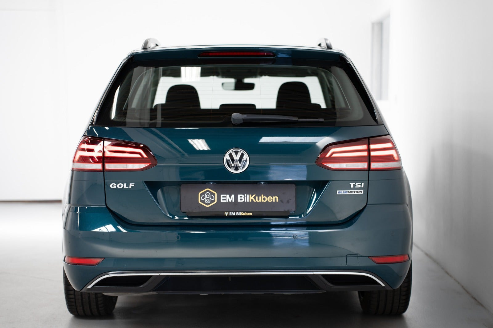 Grøn VW Golf VII fra 2018