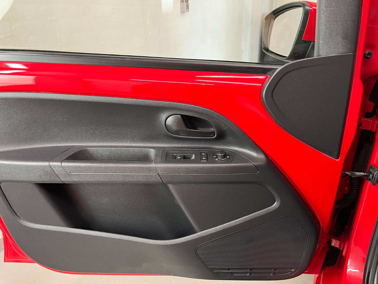 Rød Skoda Citigo fra 2013