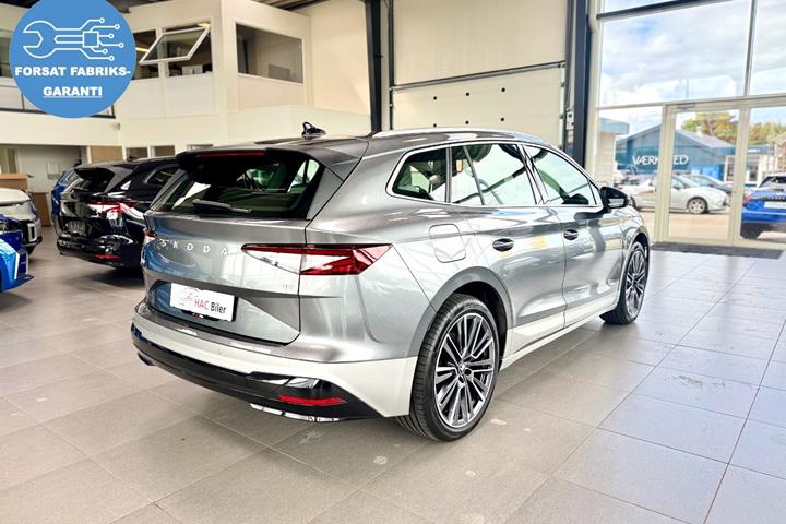 Grå Skoda Enyaq fra 2026