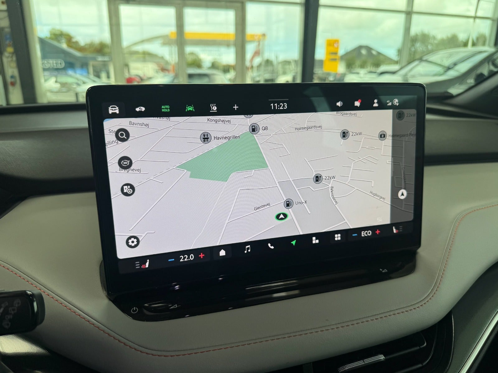 Grå Skoda Enyaq fra 2026