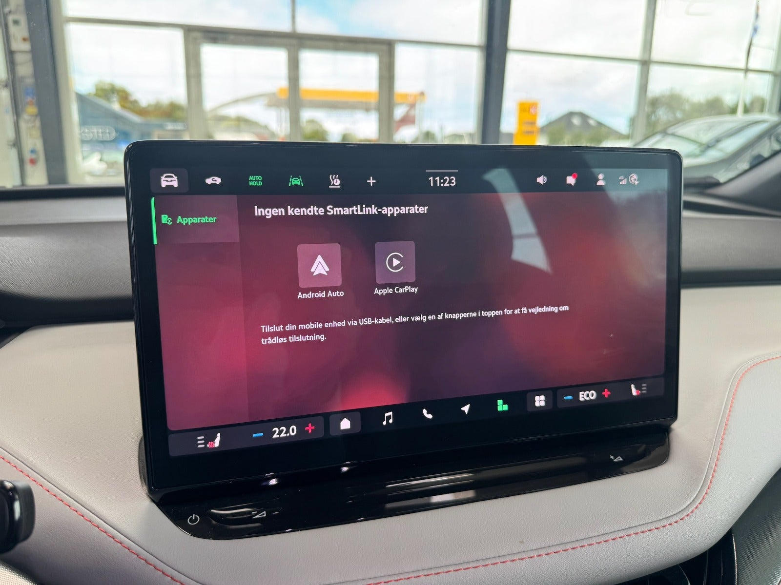 Grå Skoda Enyaq fra 2026