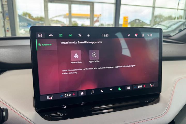 Grå Skoda Enyaq fra 2026
