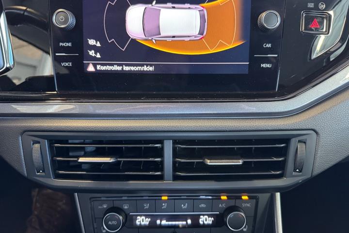 Grå VW Polo fra 2021