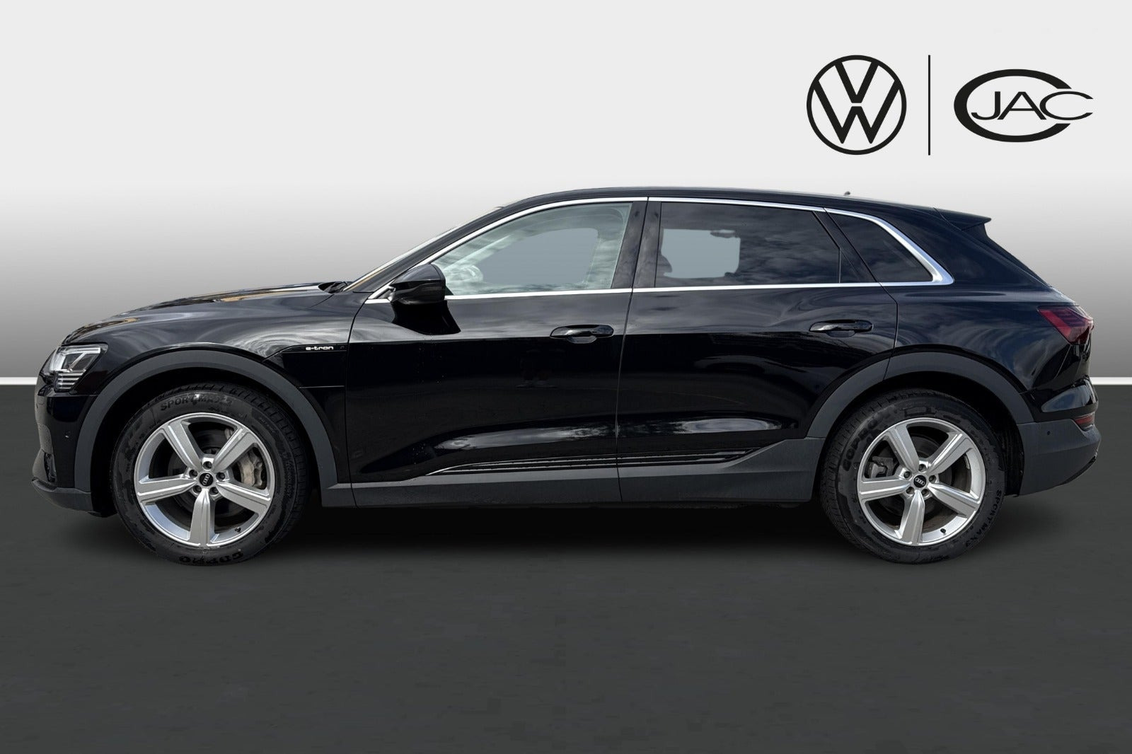 Sort Audi e-tron fra 2021