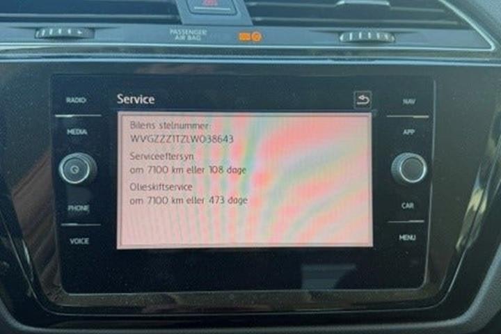 Sort VW Touran fra 2020