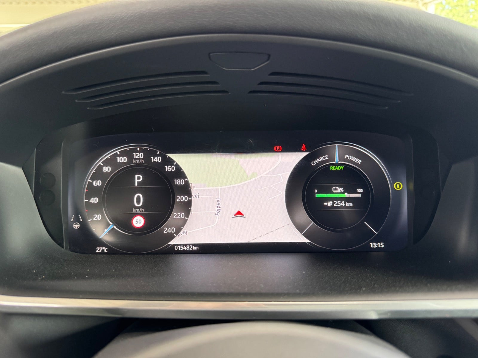 Blå Jaguar I-Pace fra 2024