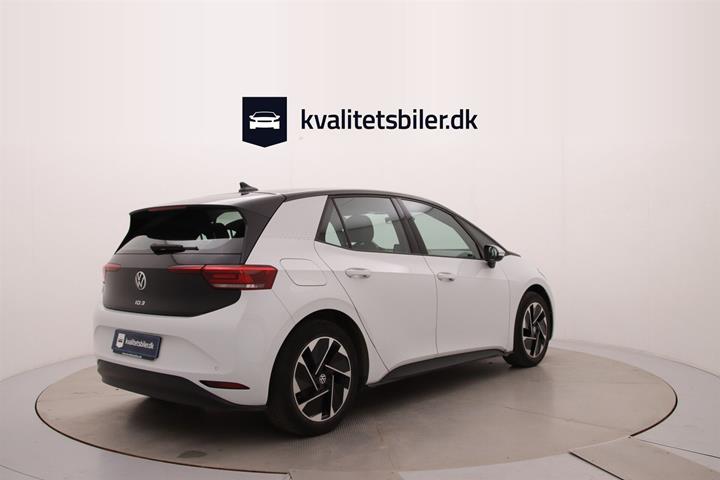 Hvid VW ID.3 fra 2020