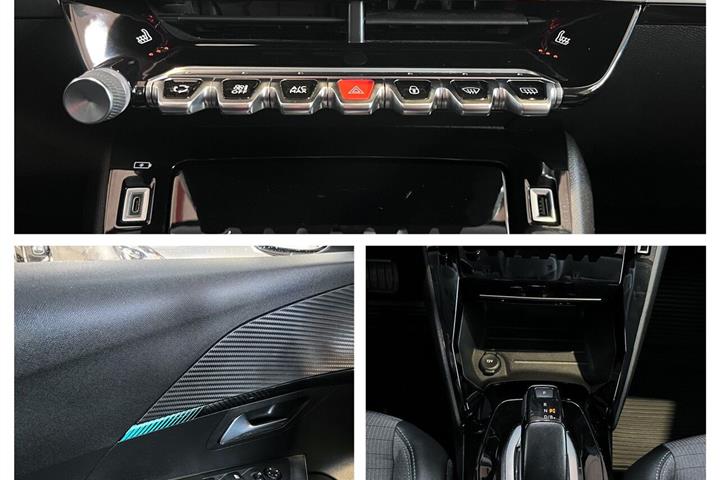 Grå Peugeot e-208 fra 2022