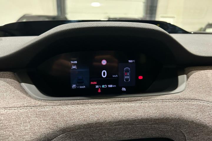 Blå Skoda Enyaq fra 2024