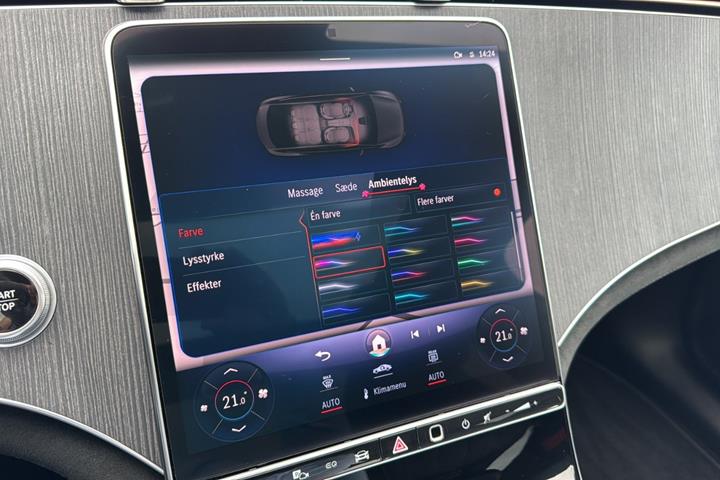 Sølv Mercedes EQE350+ fra 2022