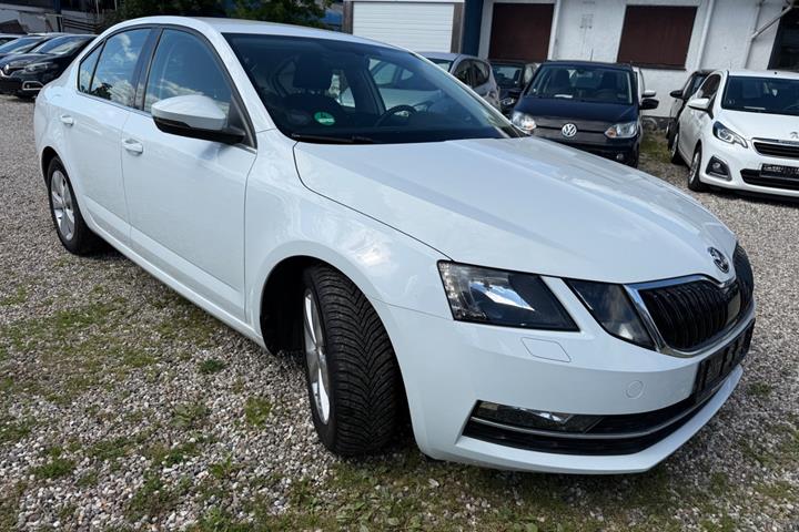 Hvid Skoda Octavia fra 2018