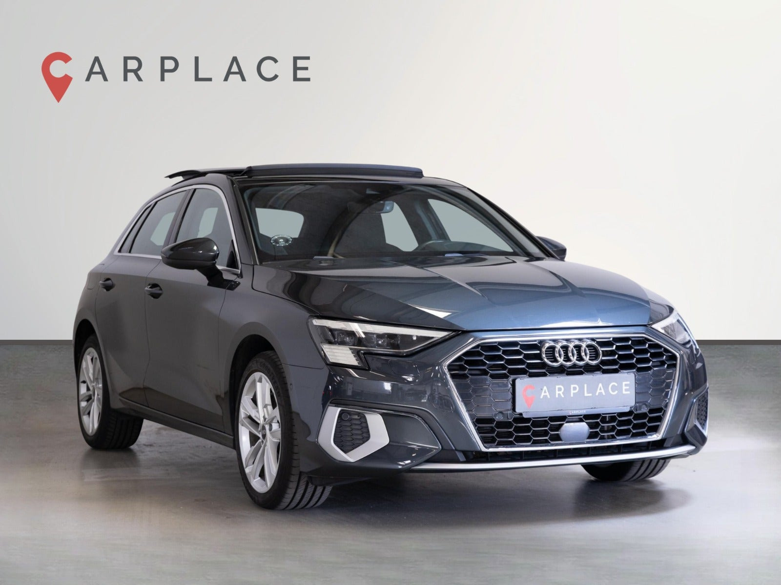 Grå Audi A3 fra 2021