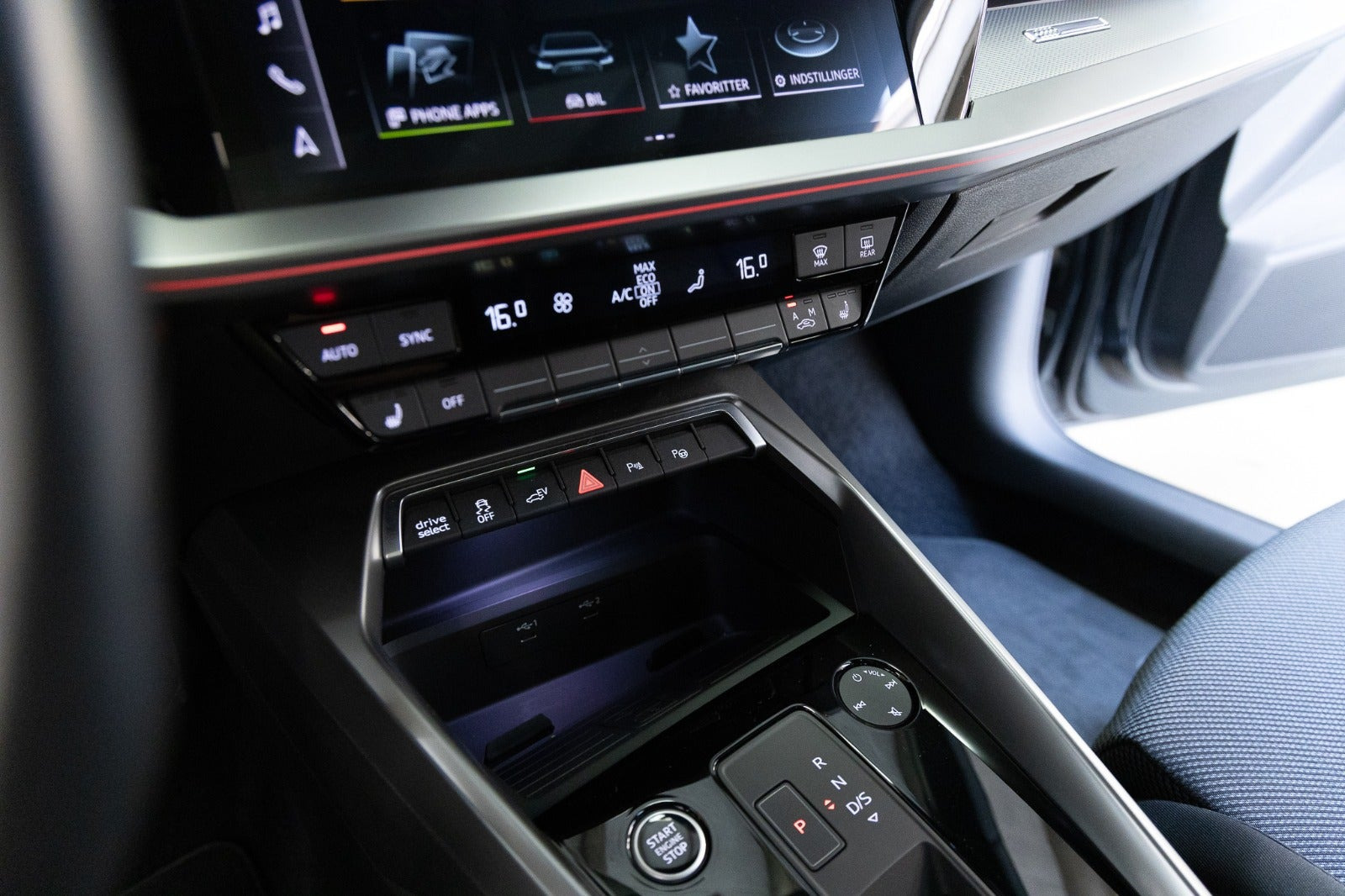 Grå Audi A3 fra 2021