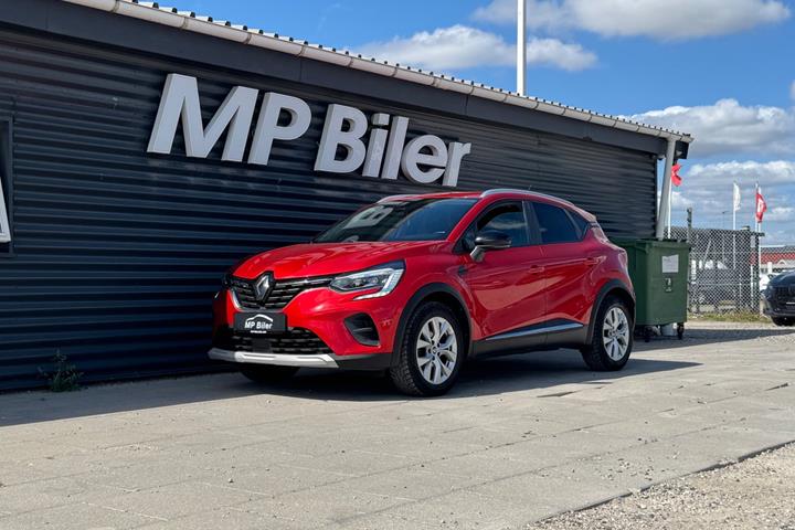 Rød Renault Captur fra 2019
