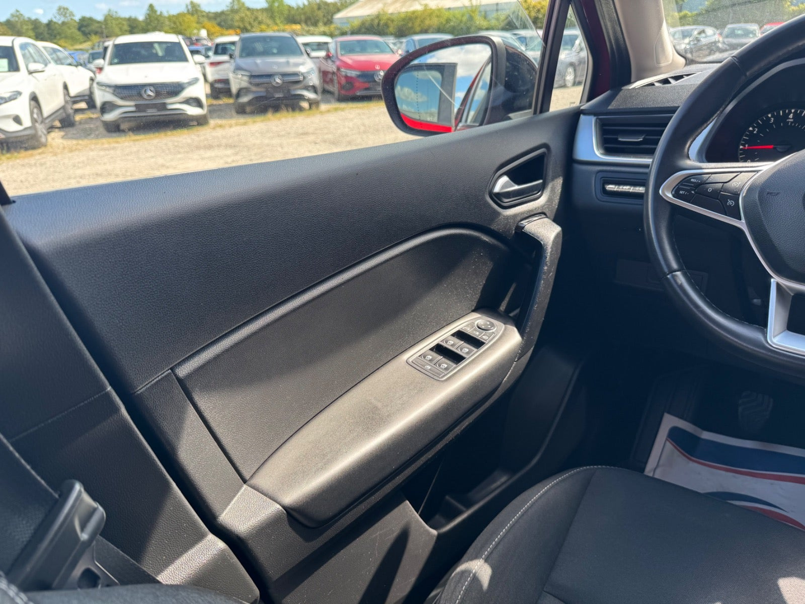 Rød Renault Captur fra 2019